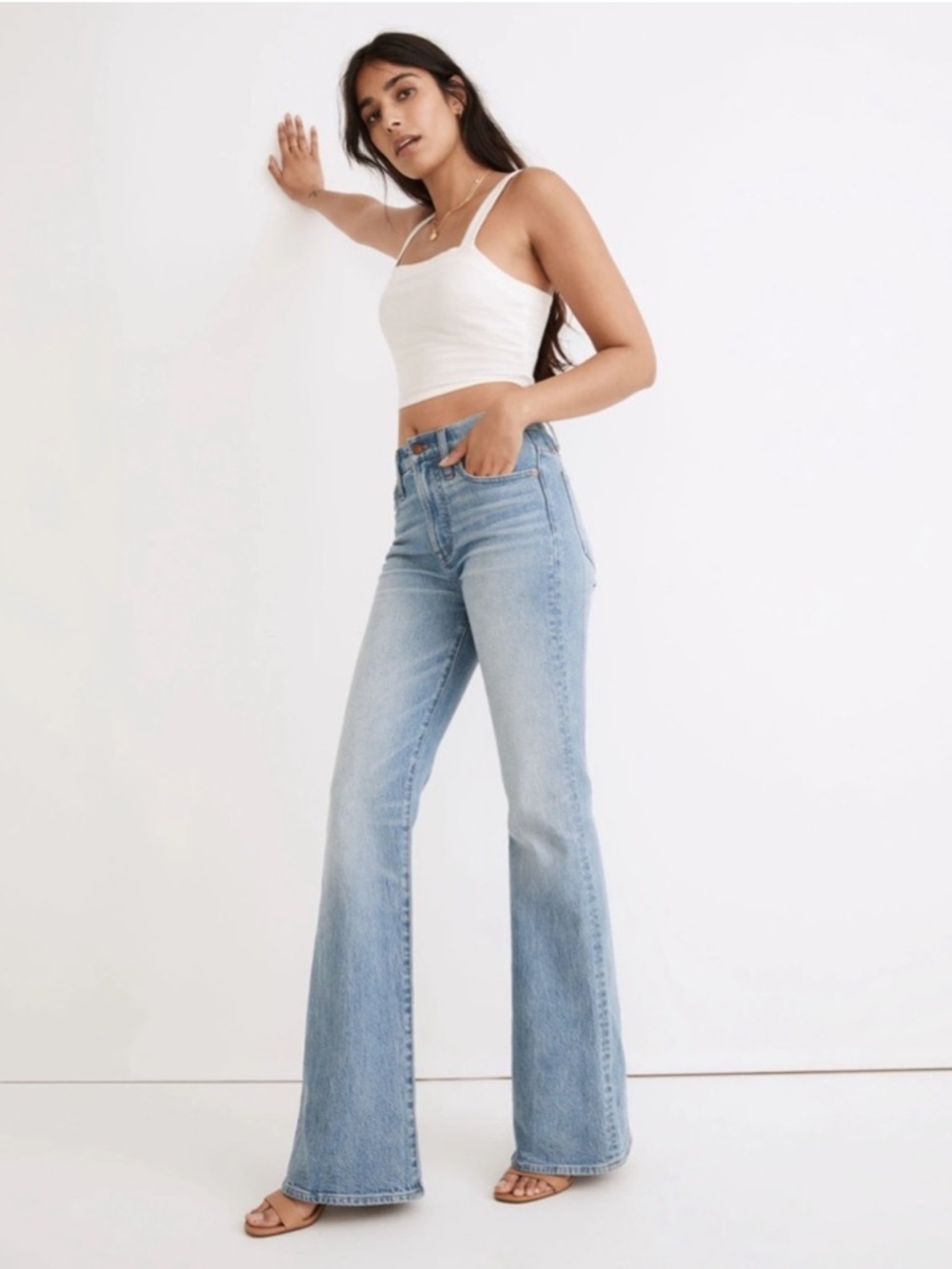 Madewell The Tall Perfect Vintage Flare Jean in Delavan Wash Size 29T Tall